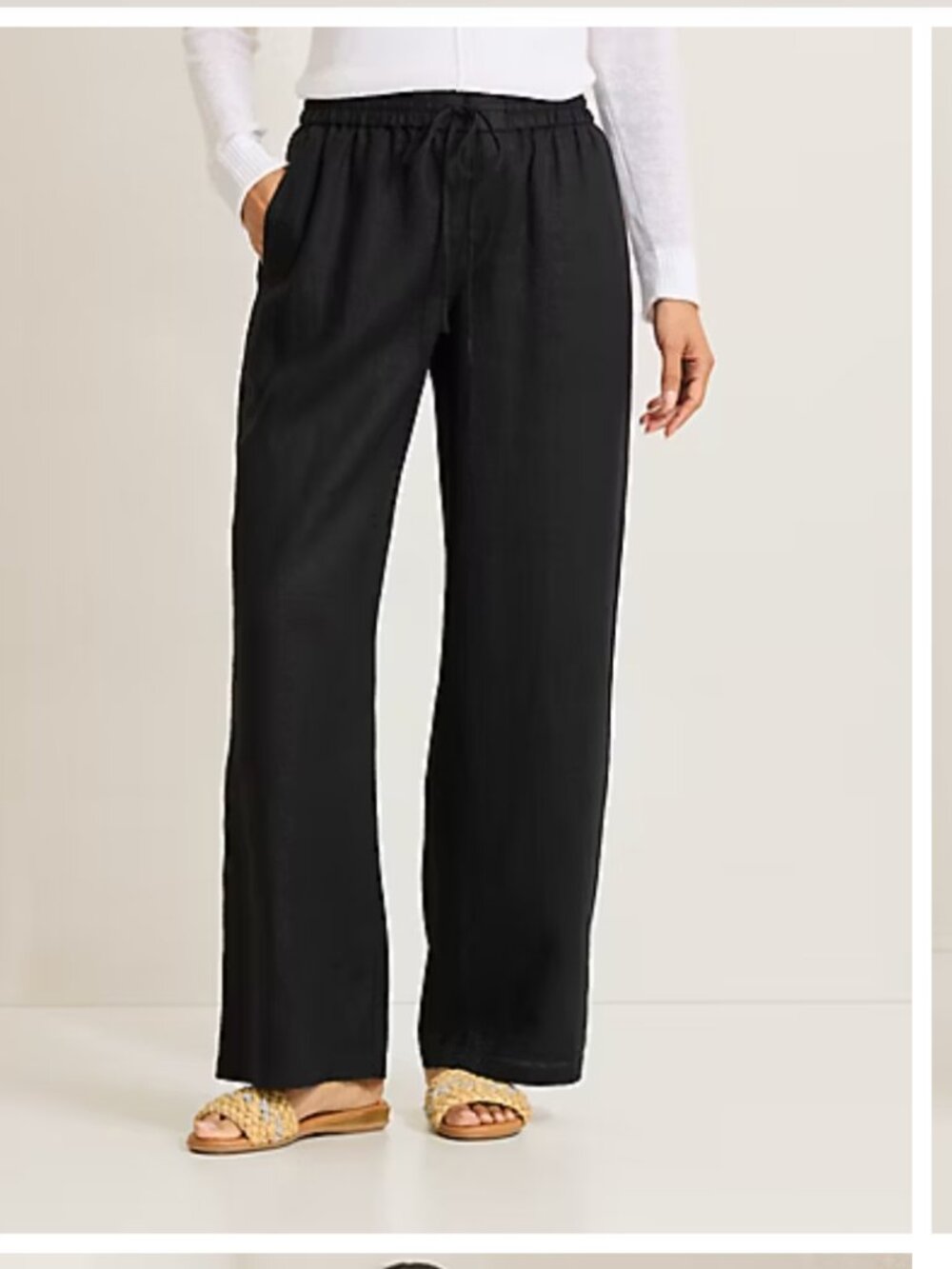 Tommy Bahama Two Palms High-Rise 100% Linen Easy Pants